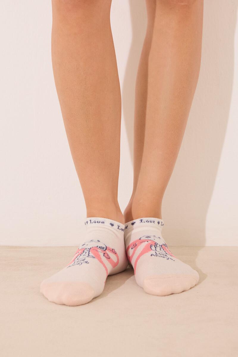Women'secret Pack 3 Calcetines Cortos Snoopy