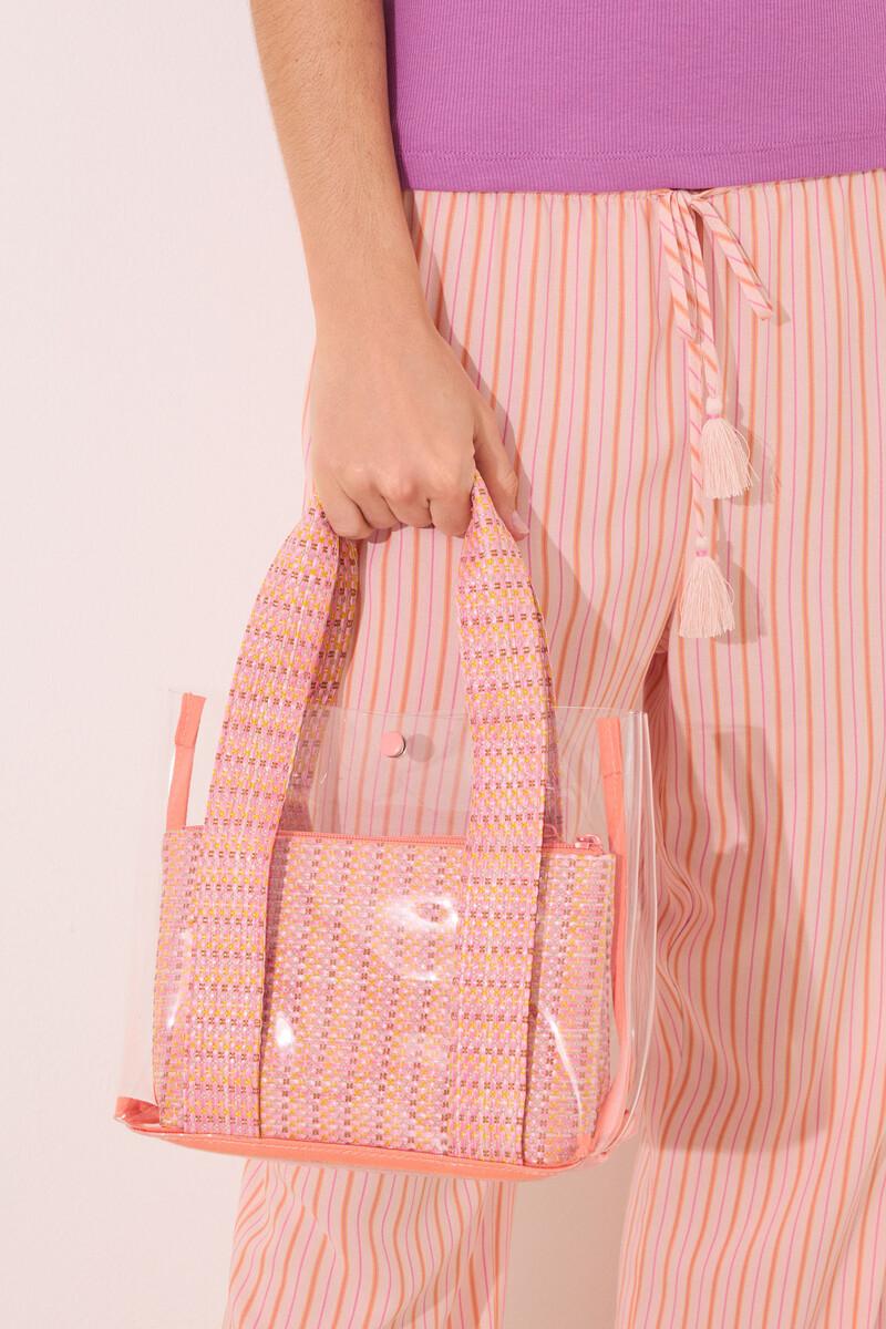 women'secret Pack 3 neceseres rafia rosa