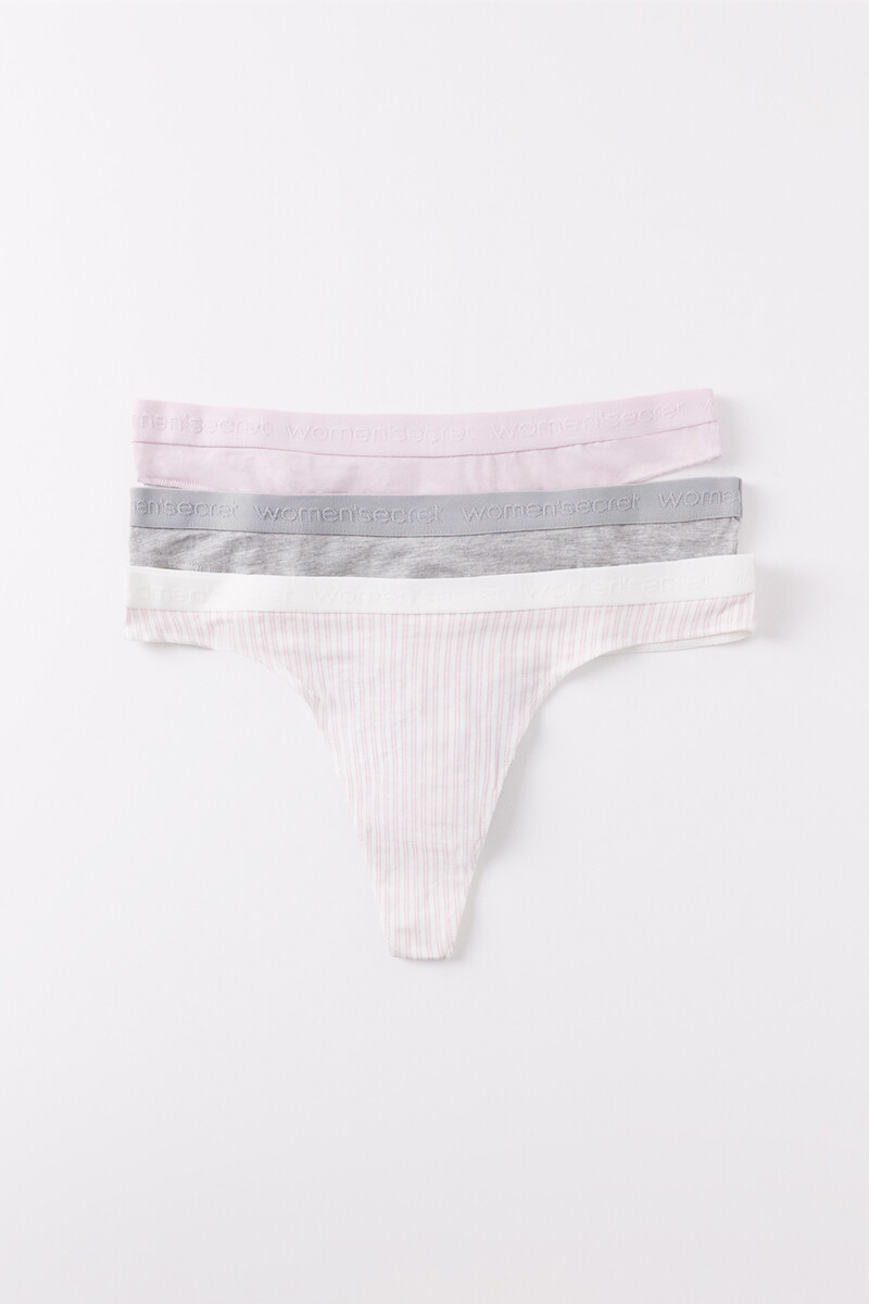 Women'secret Pack 3 Tangas Algodón Logo
