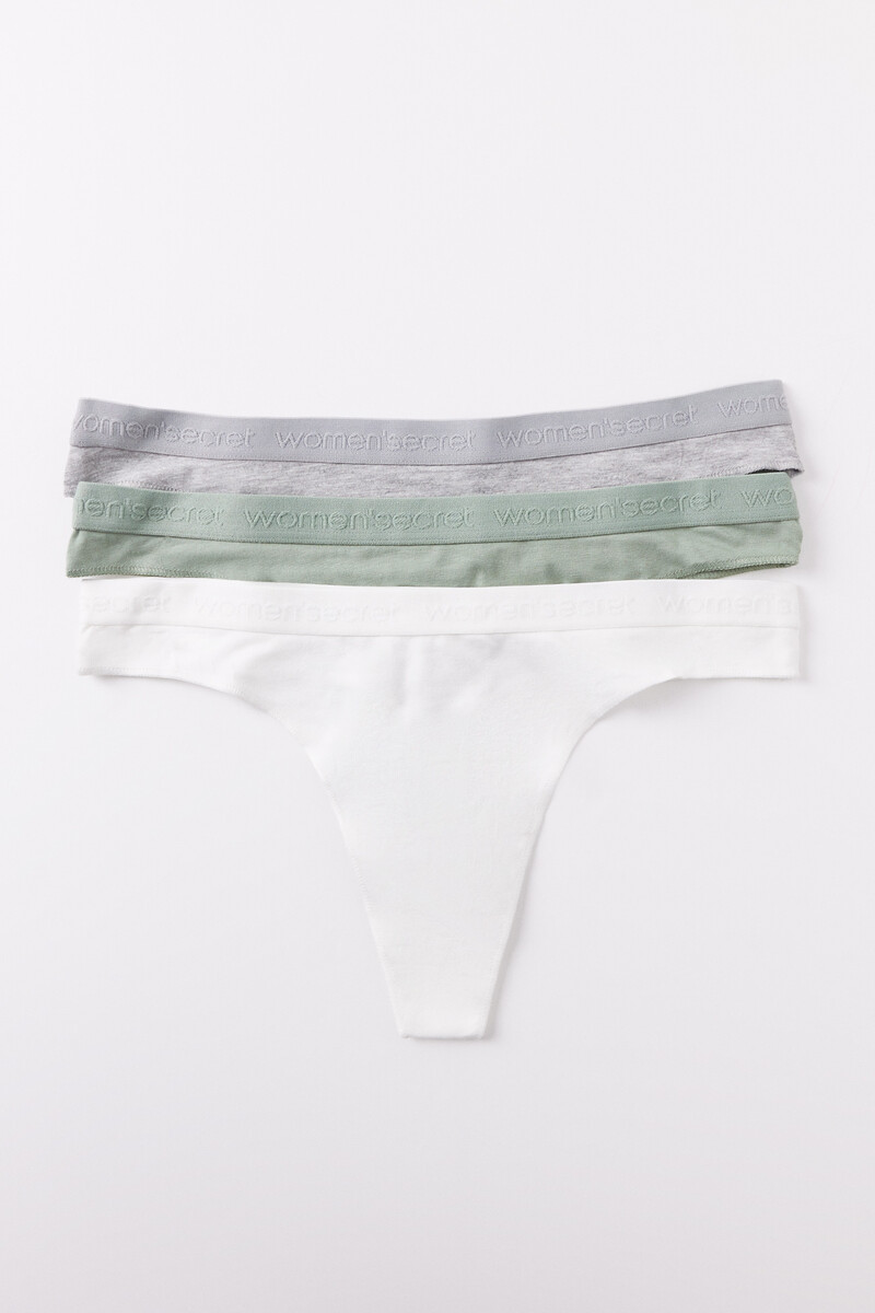 Women'secret Pack 3 Tangas Algodón Logo