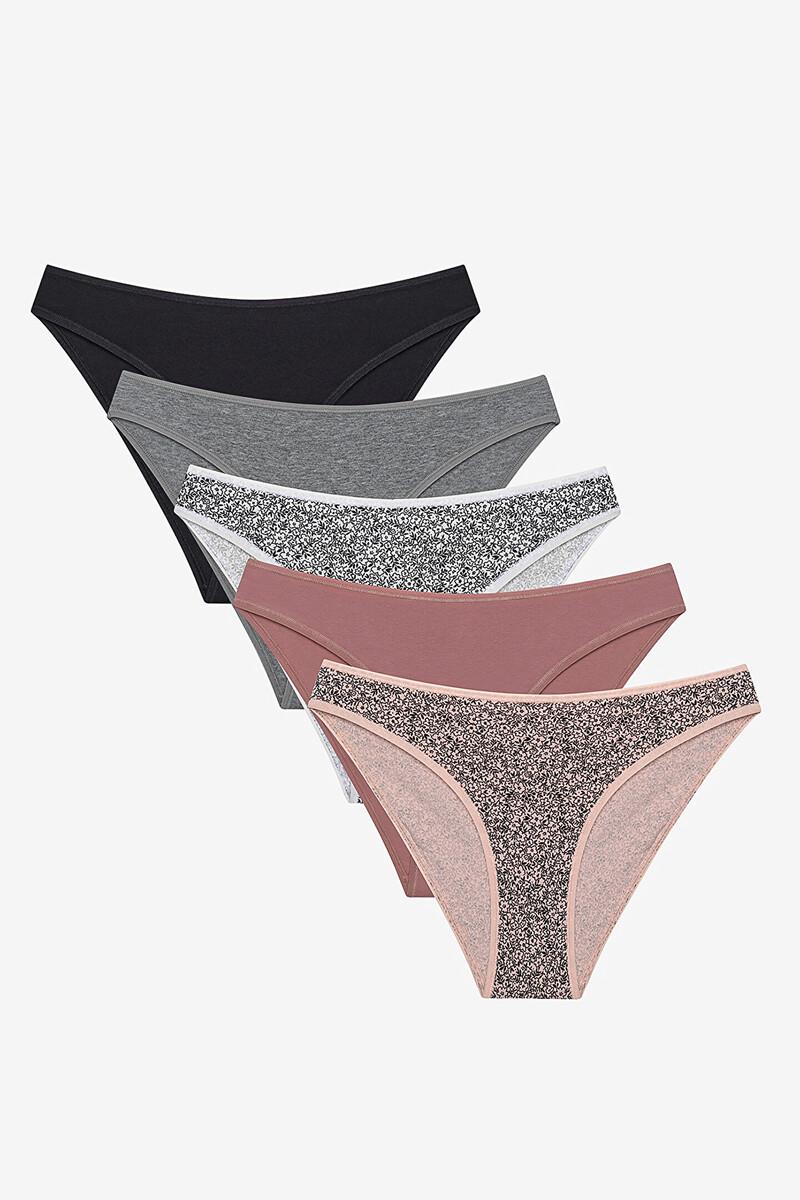 women'secret Pack 5 bragas clásicas