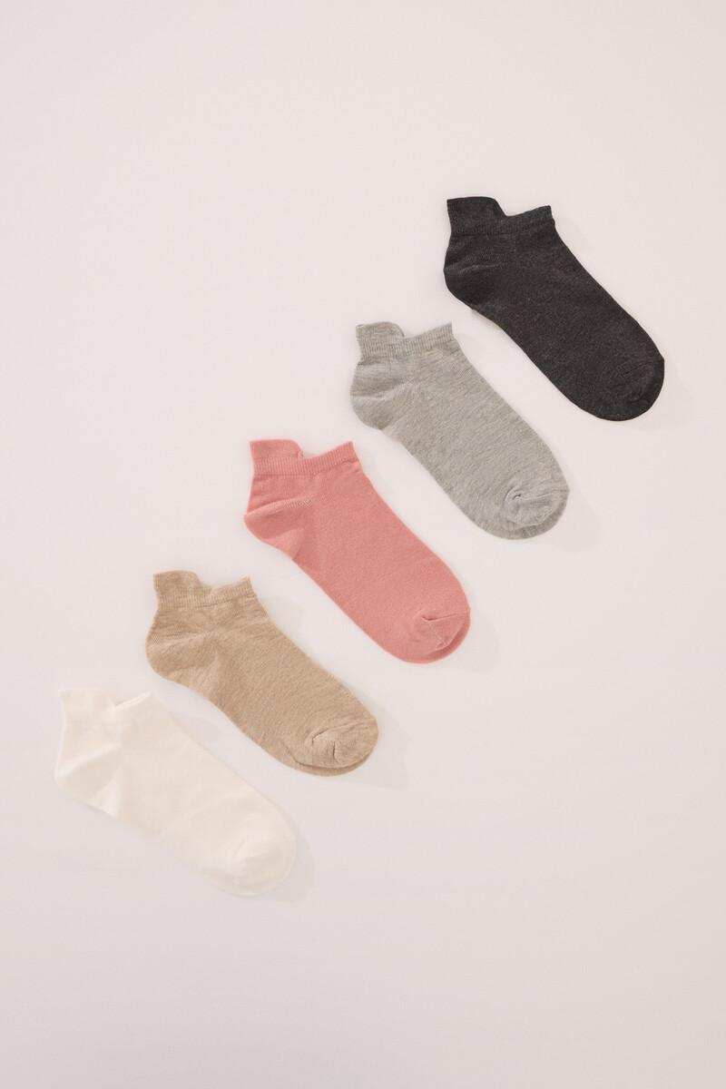 Women'secret Pack 5 Calcetines Cortos Variados
