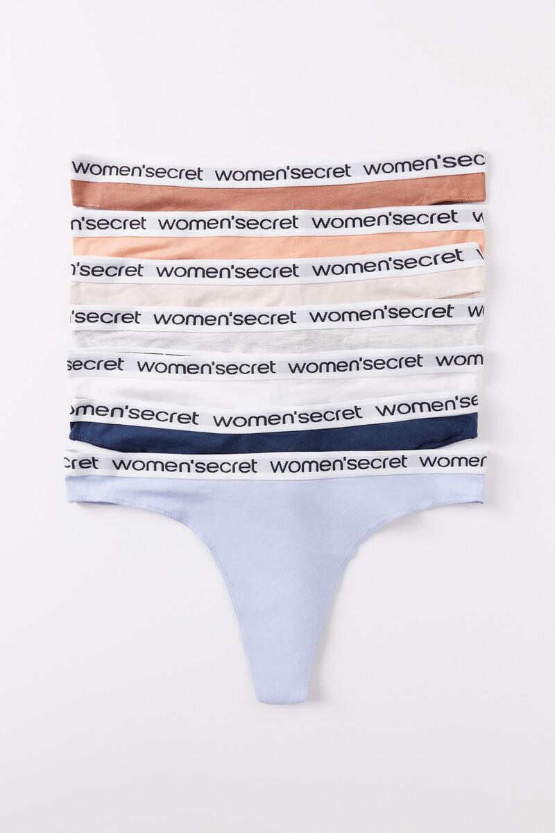 Women'secret Pack 7 Tangas Algodón Logo