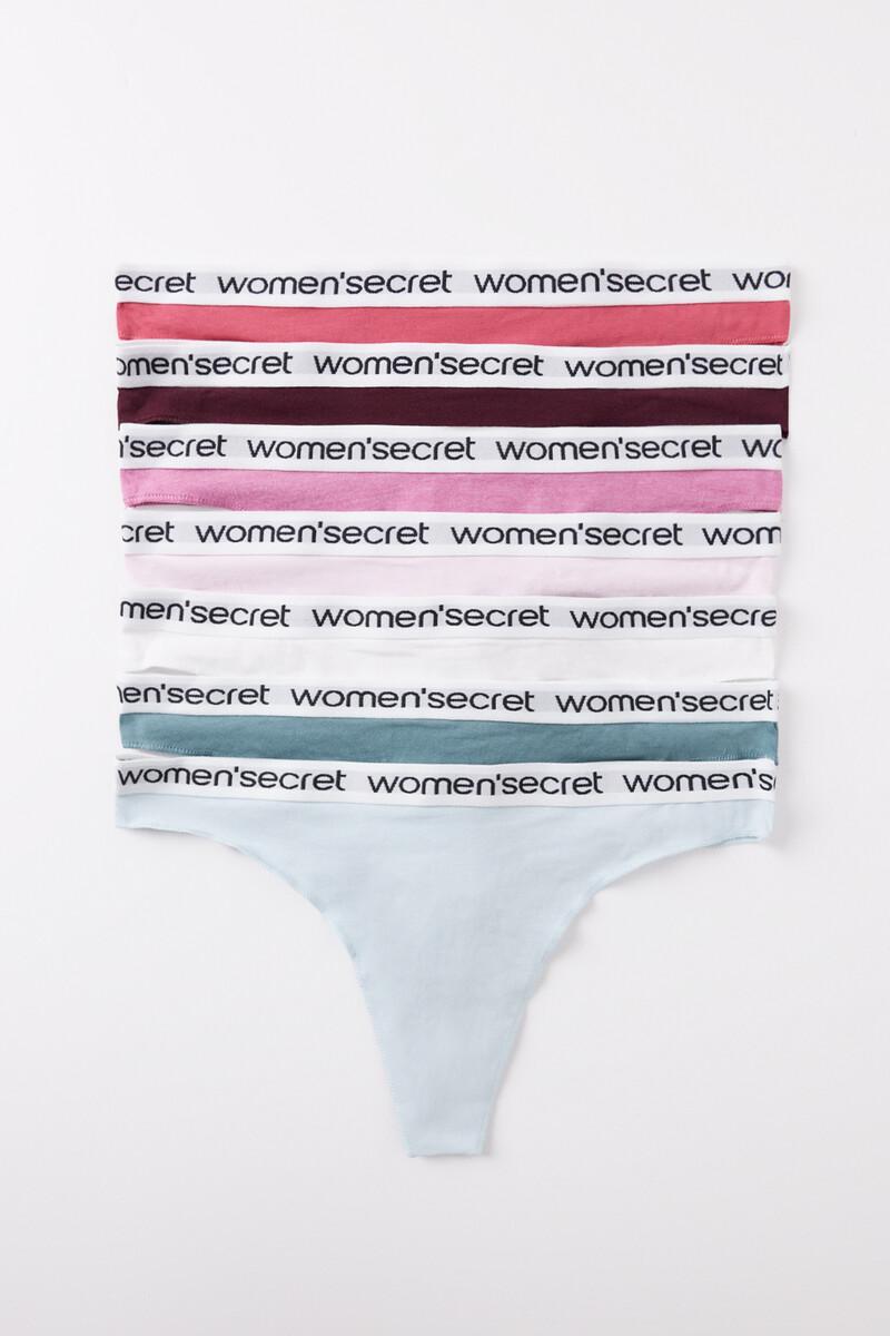 women'secret Pack 7 tangas algodón logo