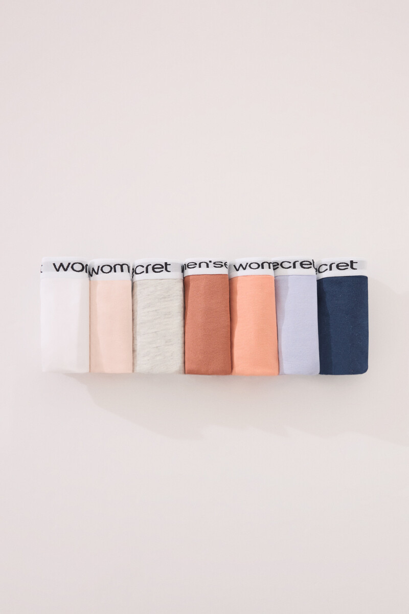 Women'secret Pack 7 Tangas Algodón Logo