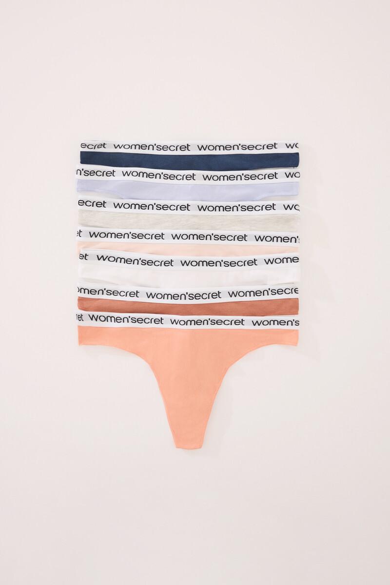 women'secret Pack 7 tangas algodón logo