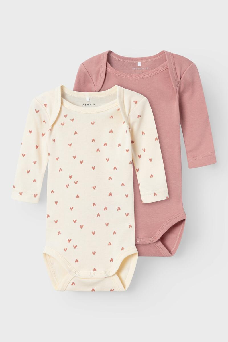 women'secret Pack bodys corazones bebé niña