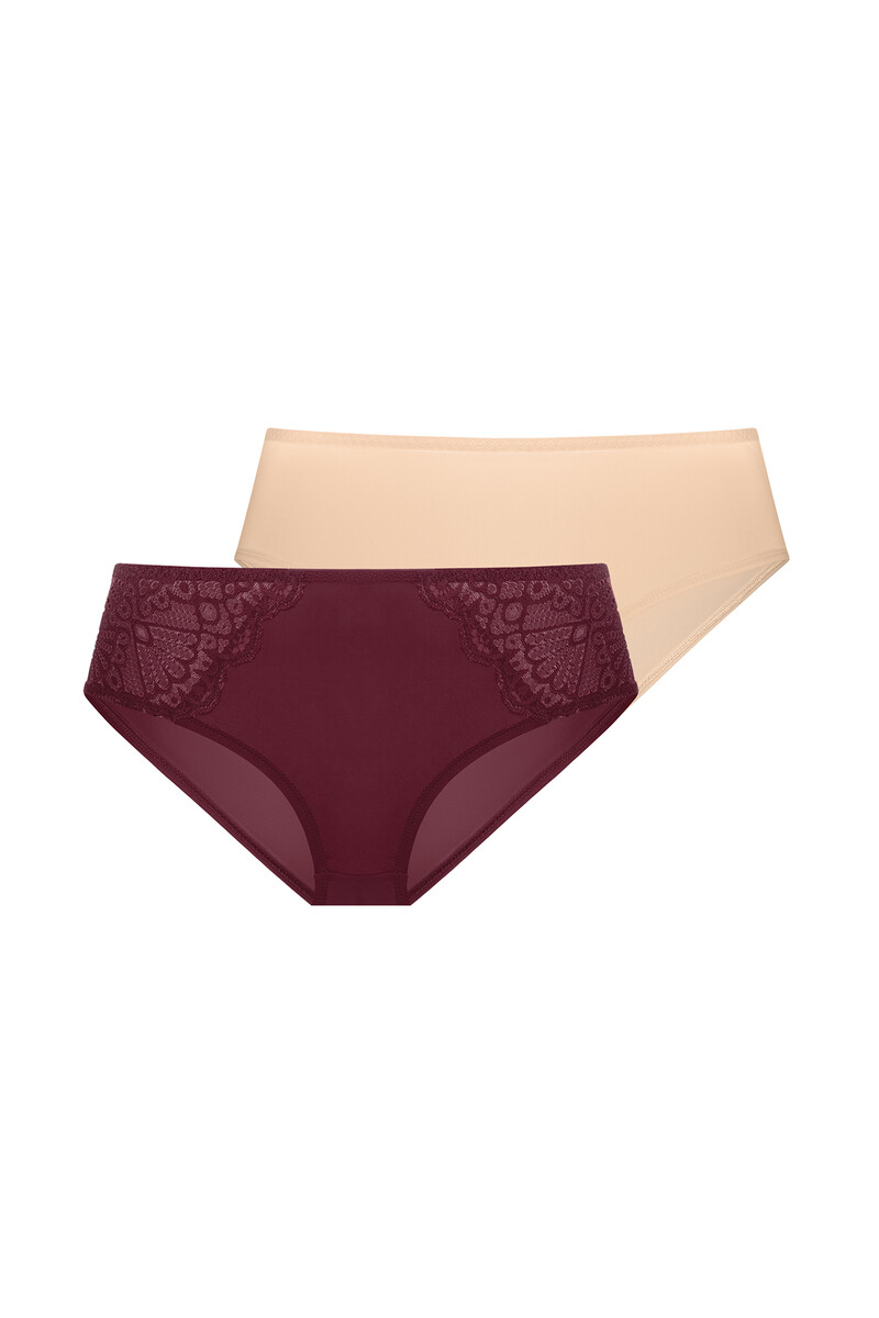 women'secret Pack de 2 bragas clásicas hipster