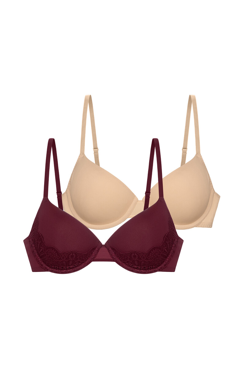 women'secret Pack de 2 sujetadores con aros