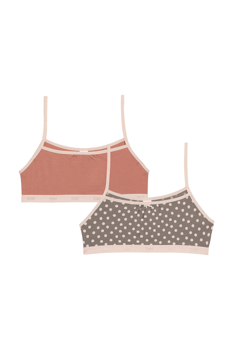 women'secret Pack de 2 tops de niña estampados
