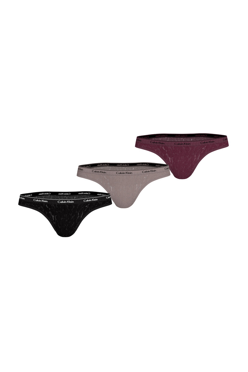 women'secret Pack de 3 bragas brasileñas logo CK