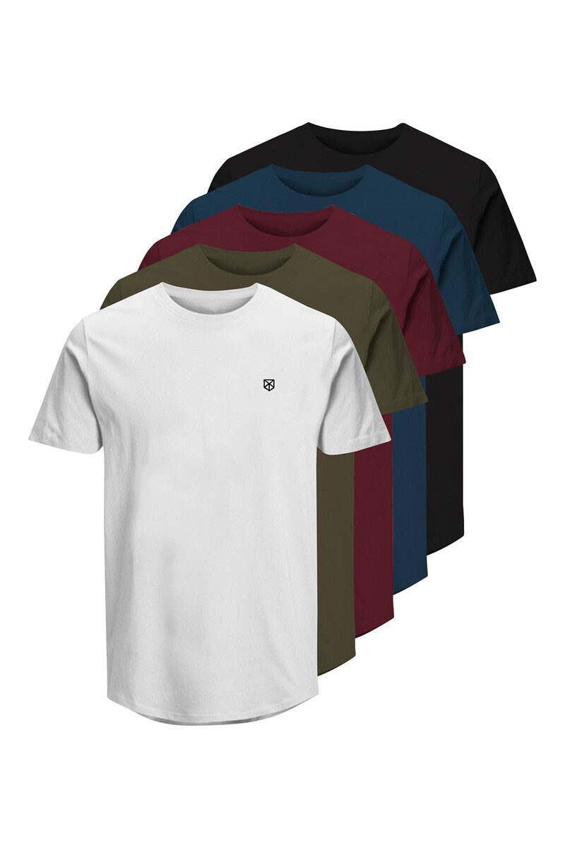women'secret Pack de 5 camisetas fit estándar