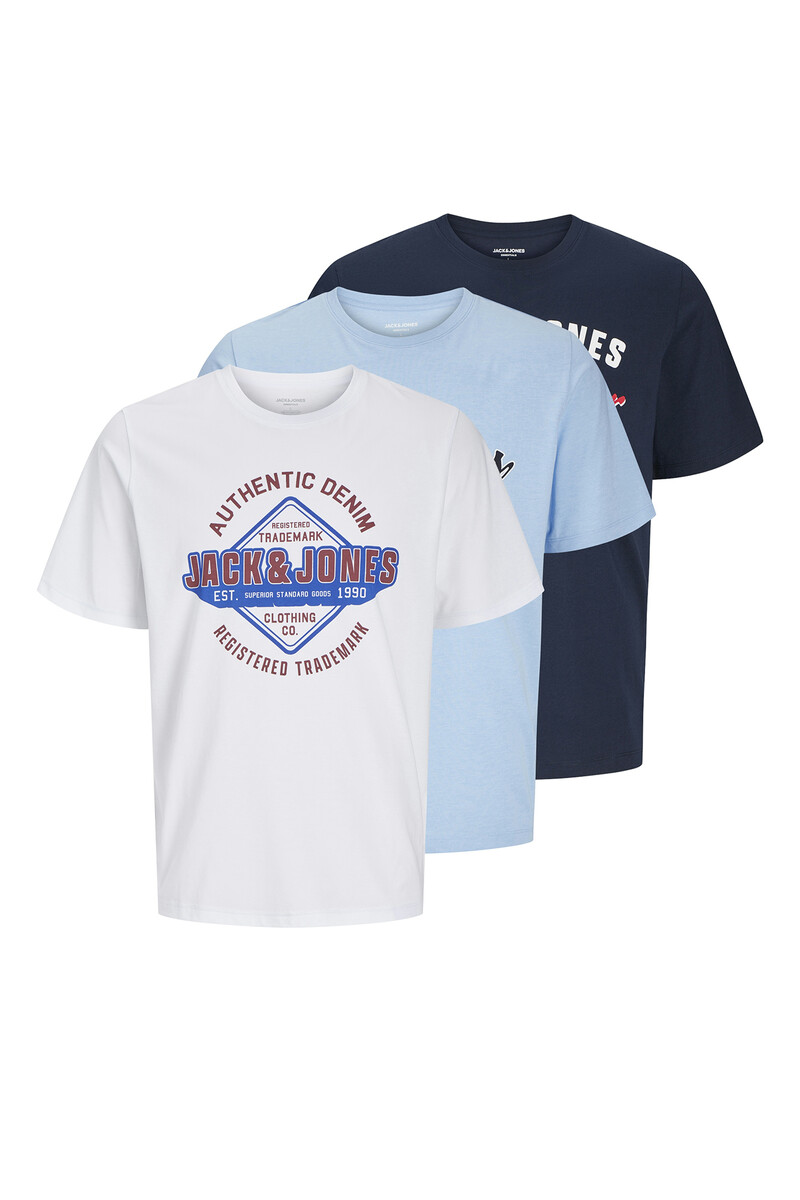women'secret Pack x3 camisetas estándar fit