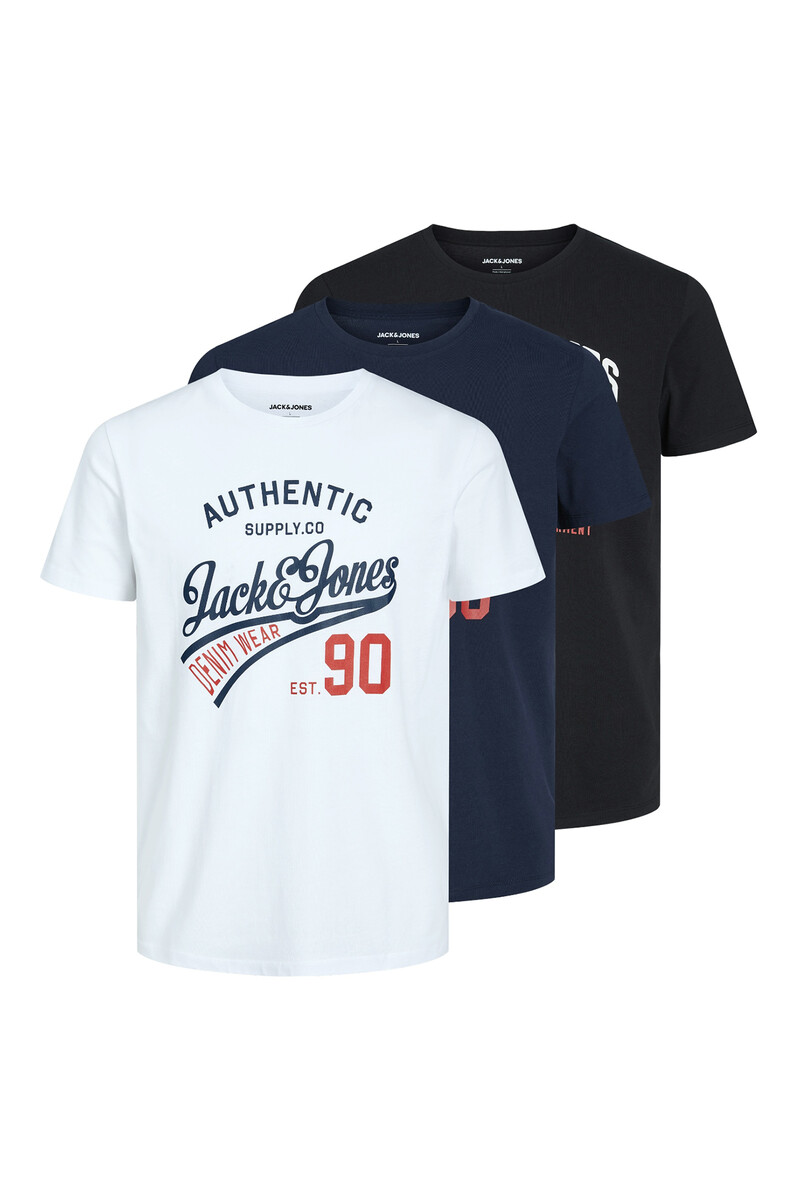 women'secret Pack x3 camisetas regular fit logo