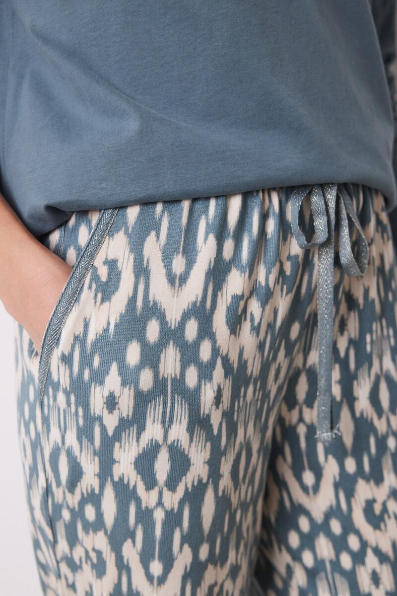 Women'secret Pantalón Carrot Verde Súper Soft