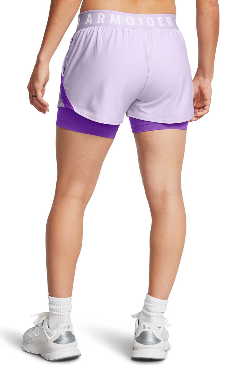 Women'secret Pantalón Corto Púrpura