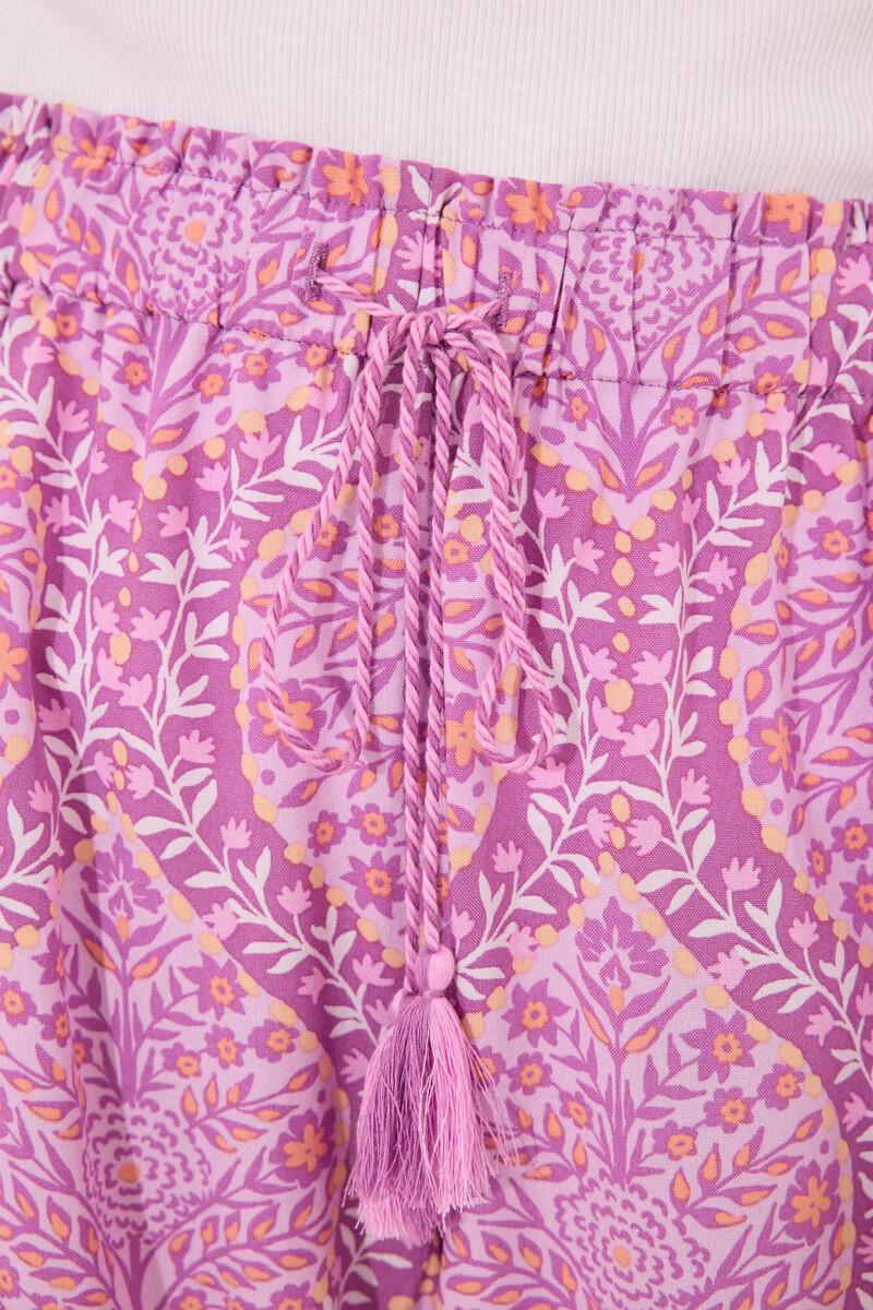 Women'secret Pantalón Corto Viscosa Estampado Boho