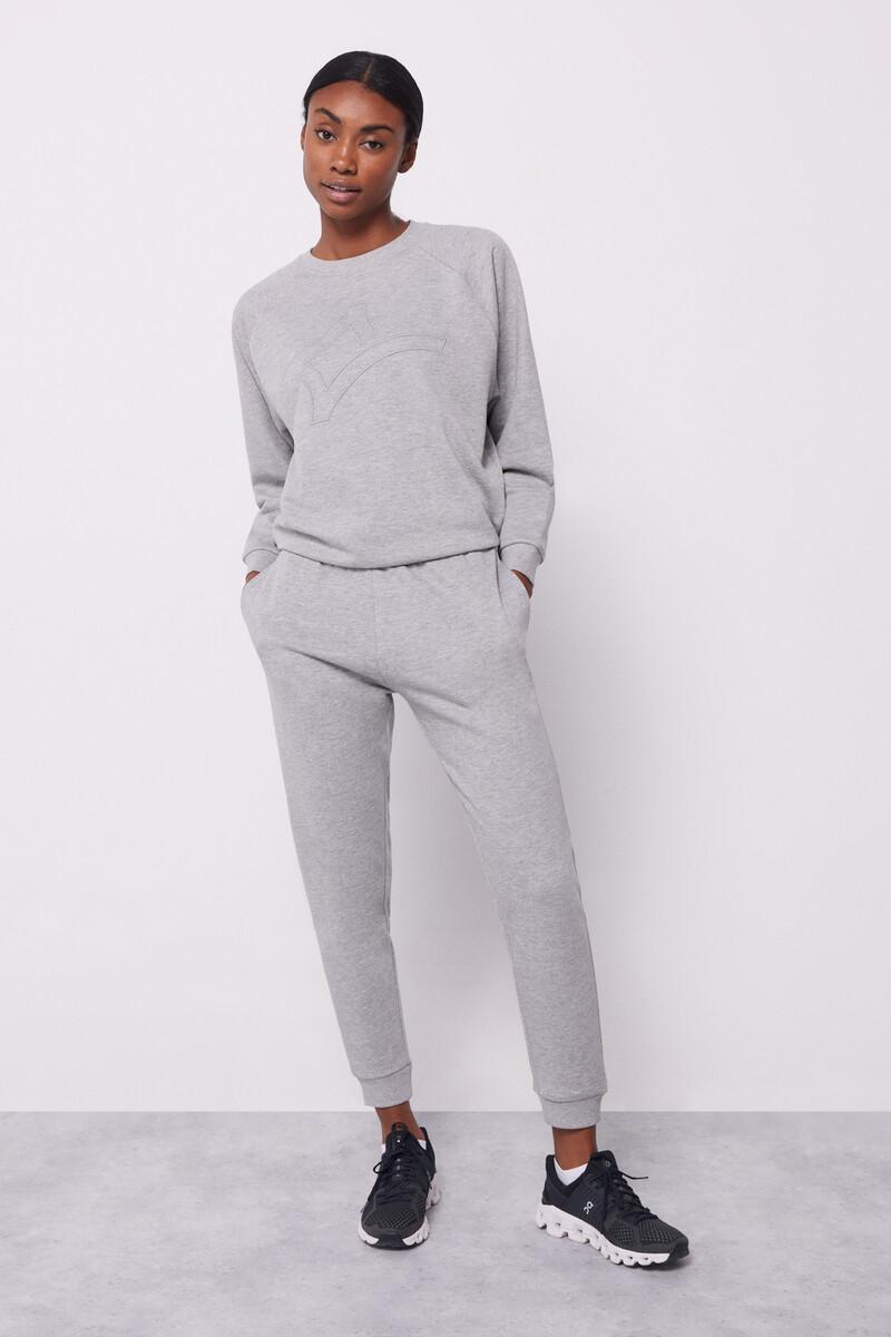 Women'secret Pantalón Jogger Algodón Gris