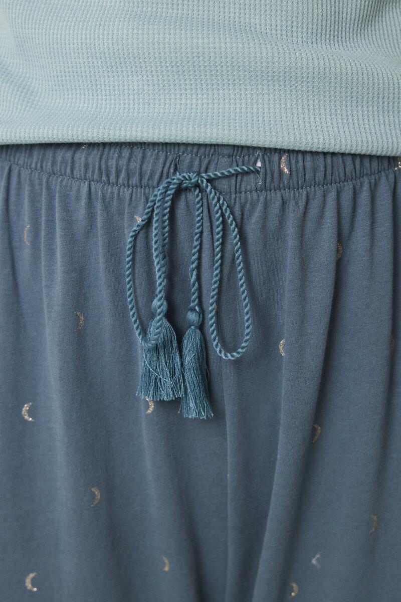 Women'secret Pantalón Largo 100% Algodón Verde