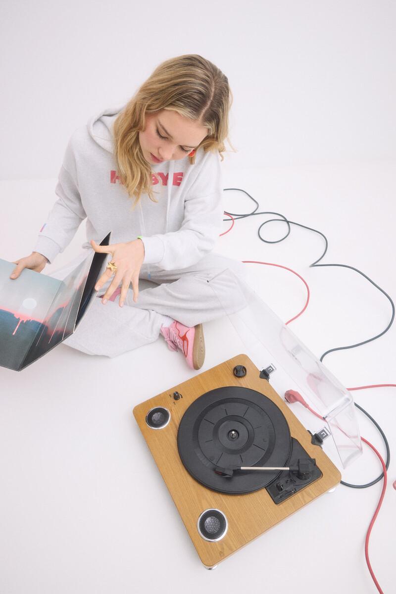 Women'secret Pantalón Largo Flare Felpa Gris