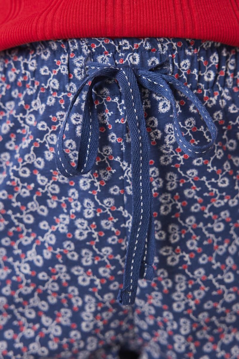 Women'secret Pantalón Pijama Algodón Flores Skinny