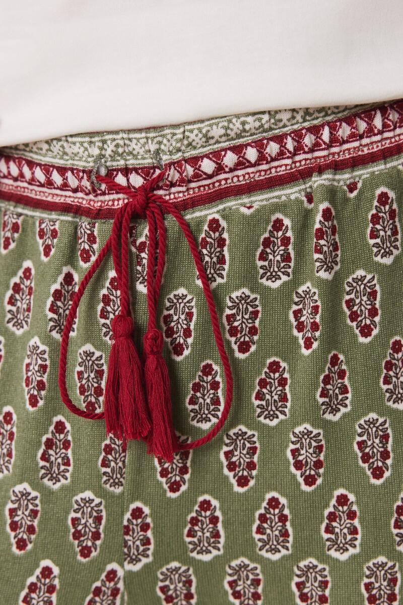 Women'secret Pantalón Pijama Flores Súper Soft