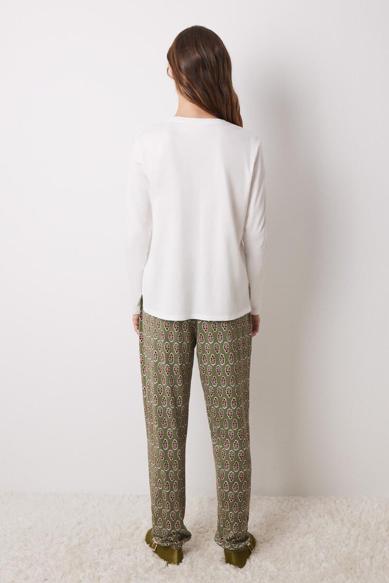 Women'secret Pantalón Pijama Flores Súper Soft