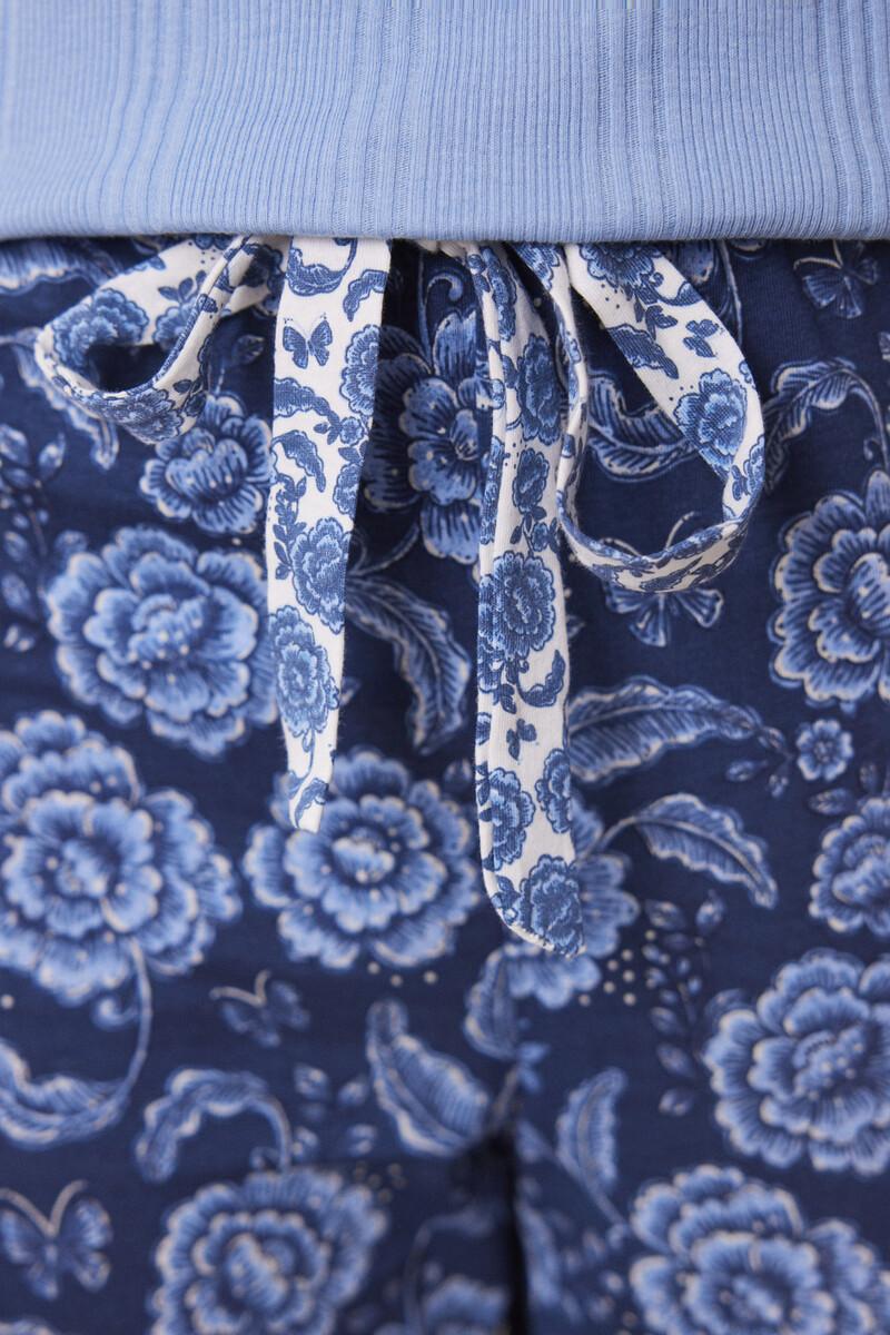 Women'secret Pantalón Pijama Largo Flores