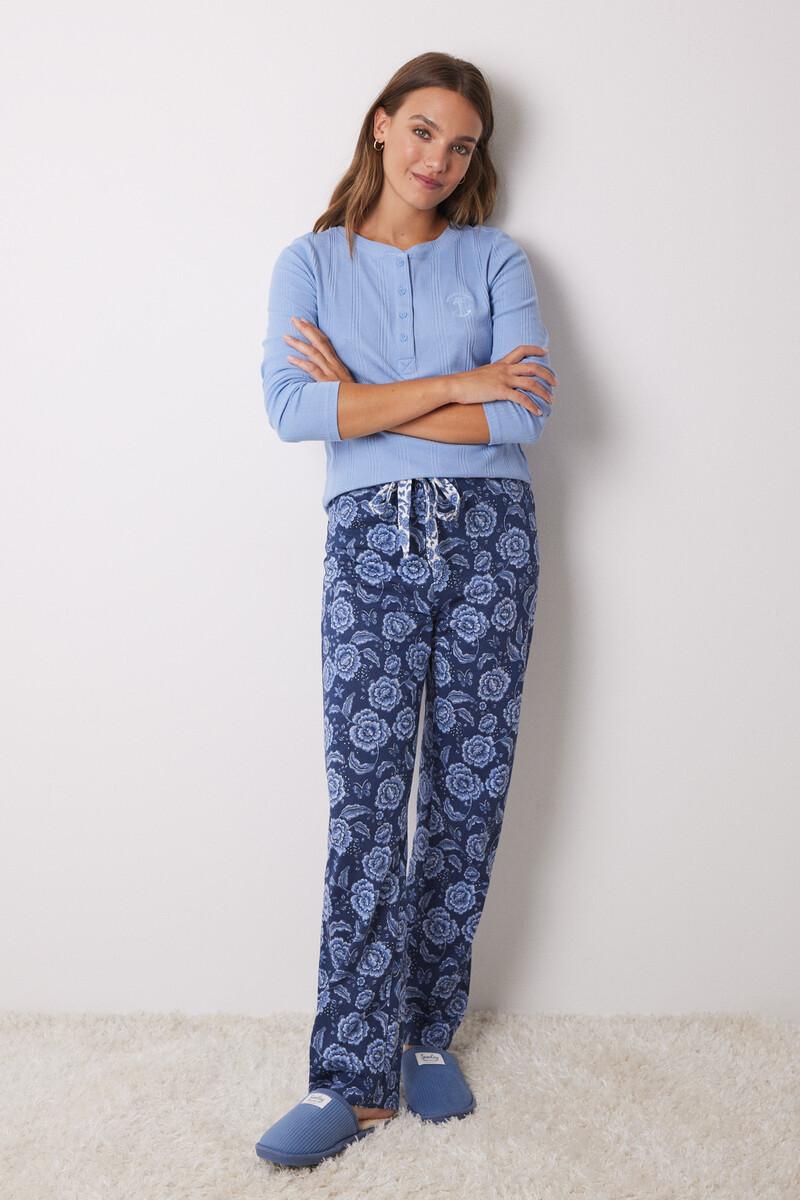 women'secret Pantalón pijama largo flores