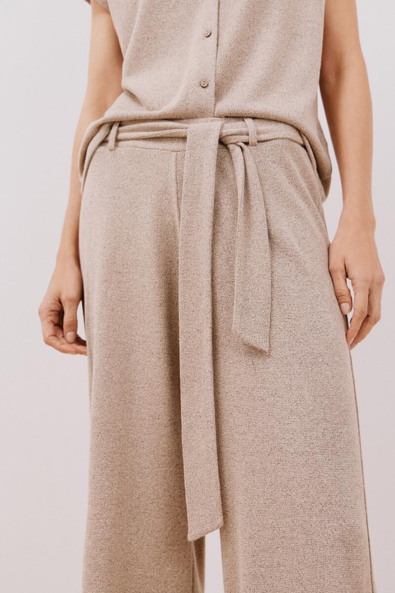 Women'secret Pantalón Punto Cinturón