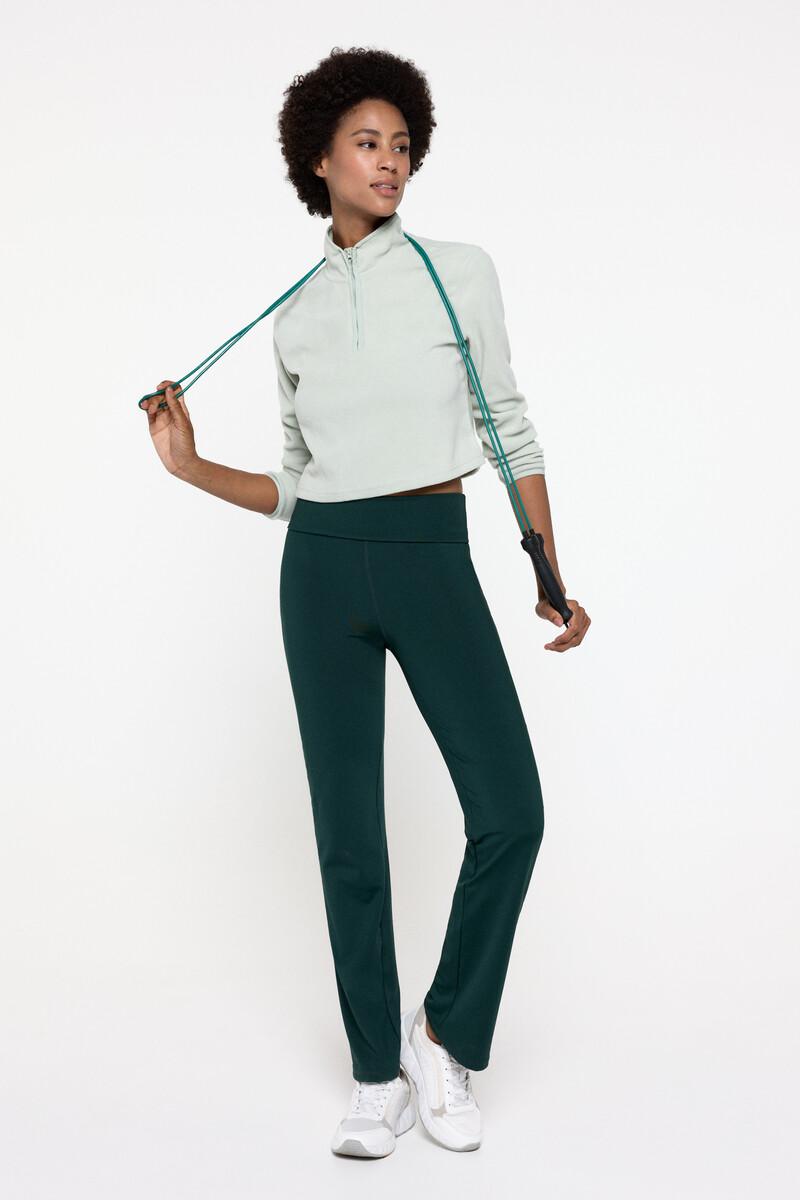 women'secret Pantalones acampanados y cintura alta
