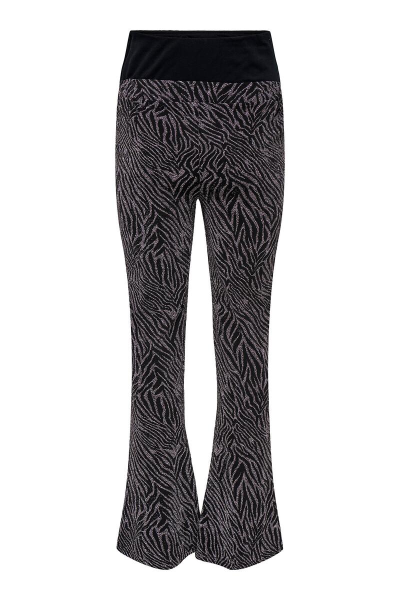 Women'secret Pantalones Premamá Lúrex Negros
