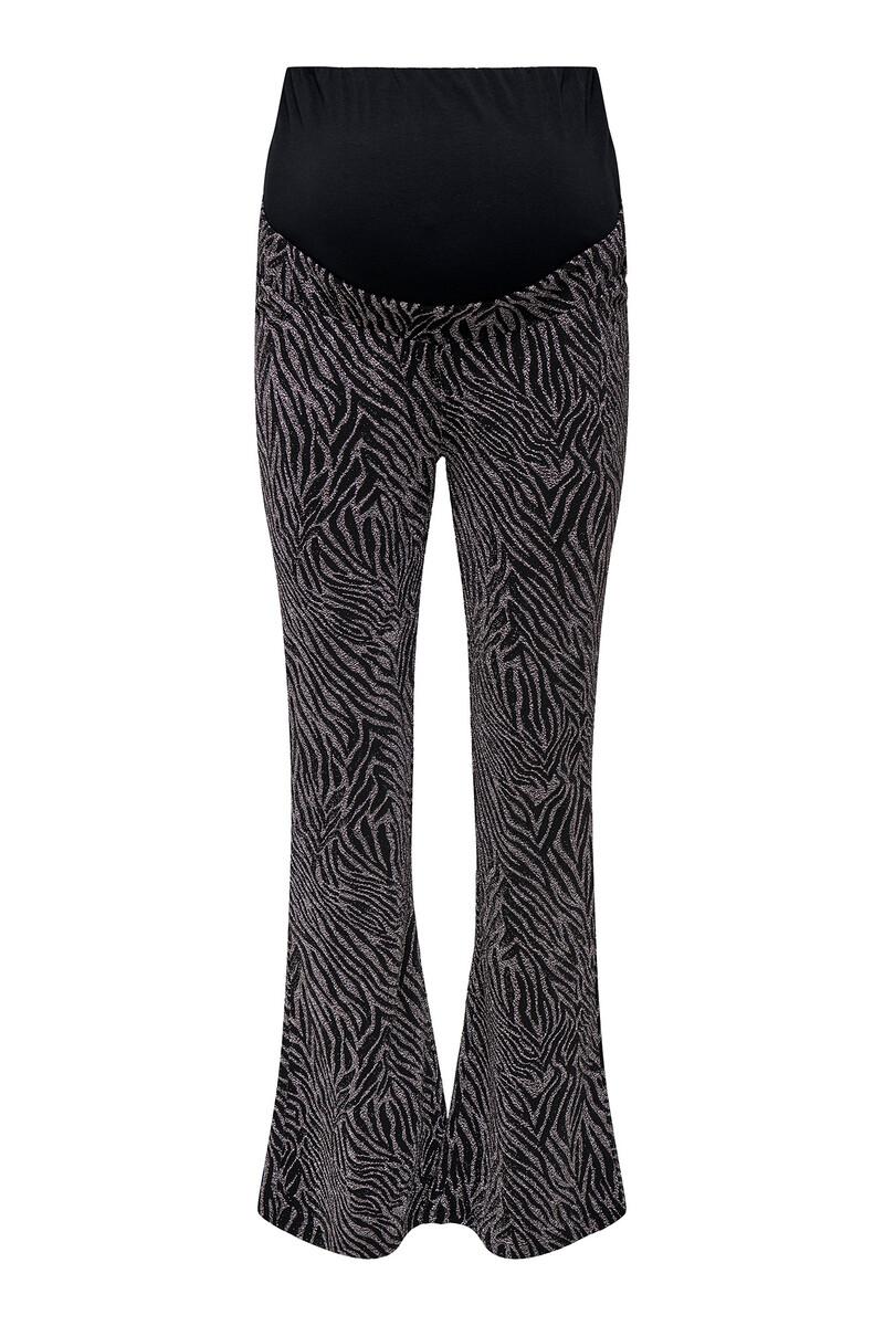 Women'secret Pantalones Premamá Lúrex Negros