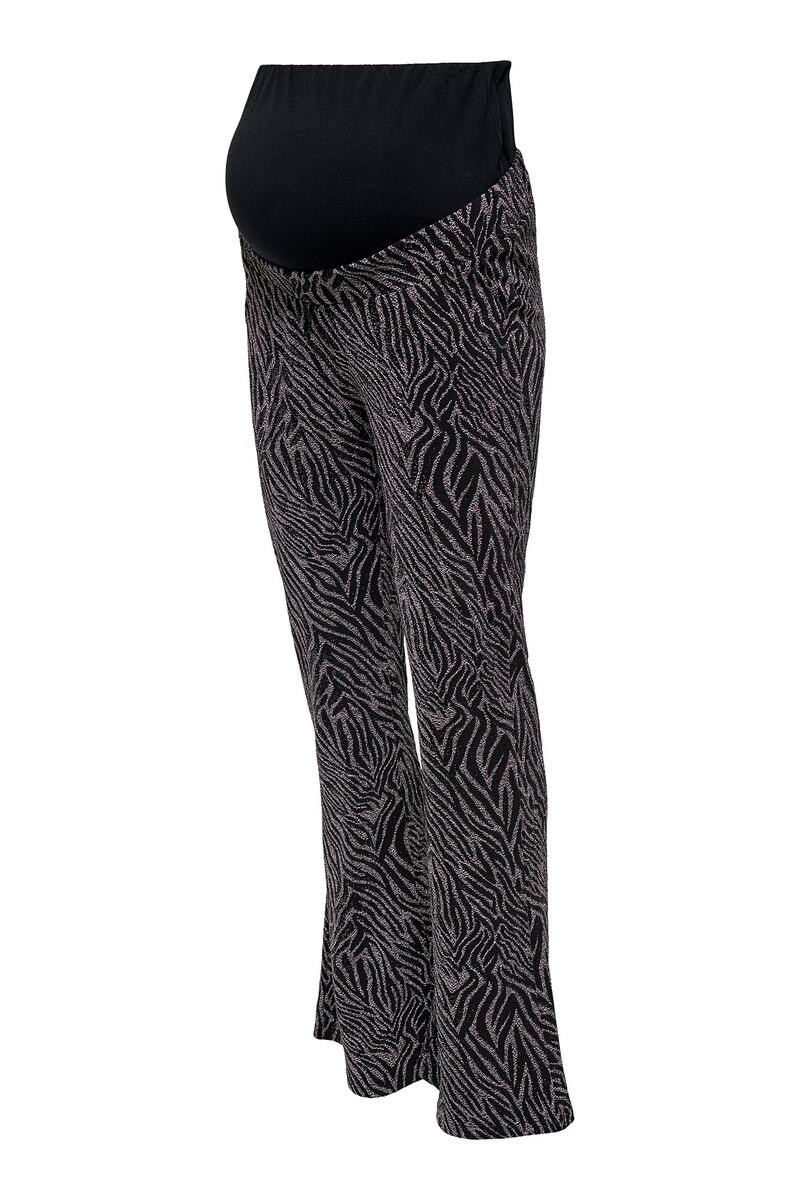 women'secret Pantalones premamá lúrex negros