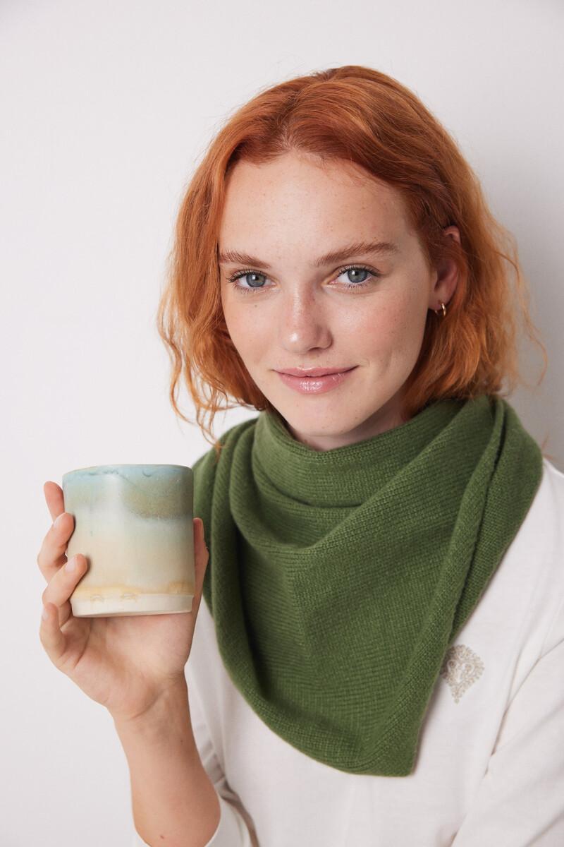 women'secret Pañuelo estilo bandana verde