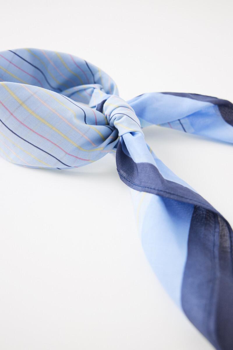 Women'secret Pañuelo Para Cuello Rayas Azul