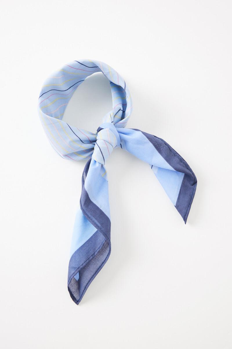 Women'secret Pañuelo Para Cuello Rayas Azul