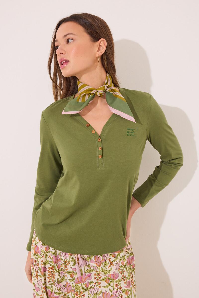 Women'secret Pañuelo Para Cuello Rayas Verde