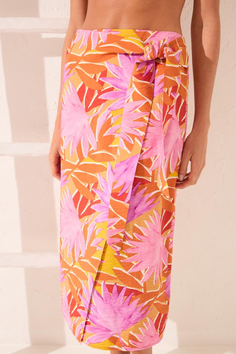 Women'secret Pareo Midi Textura Tropical