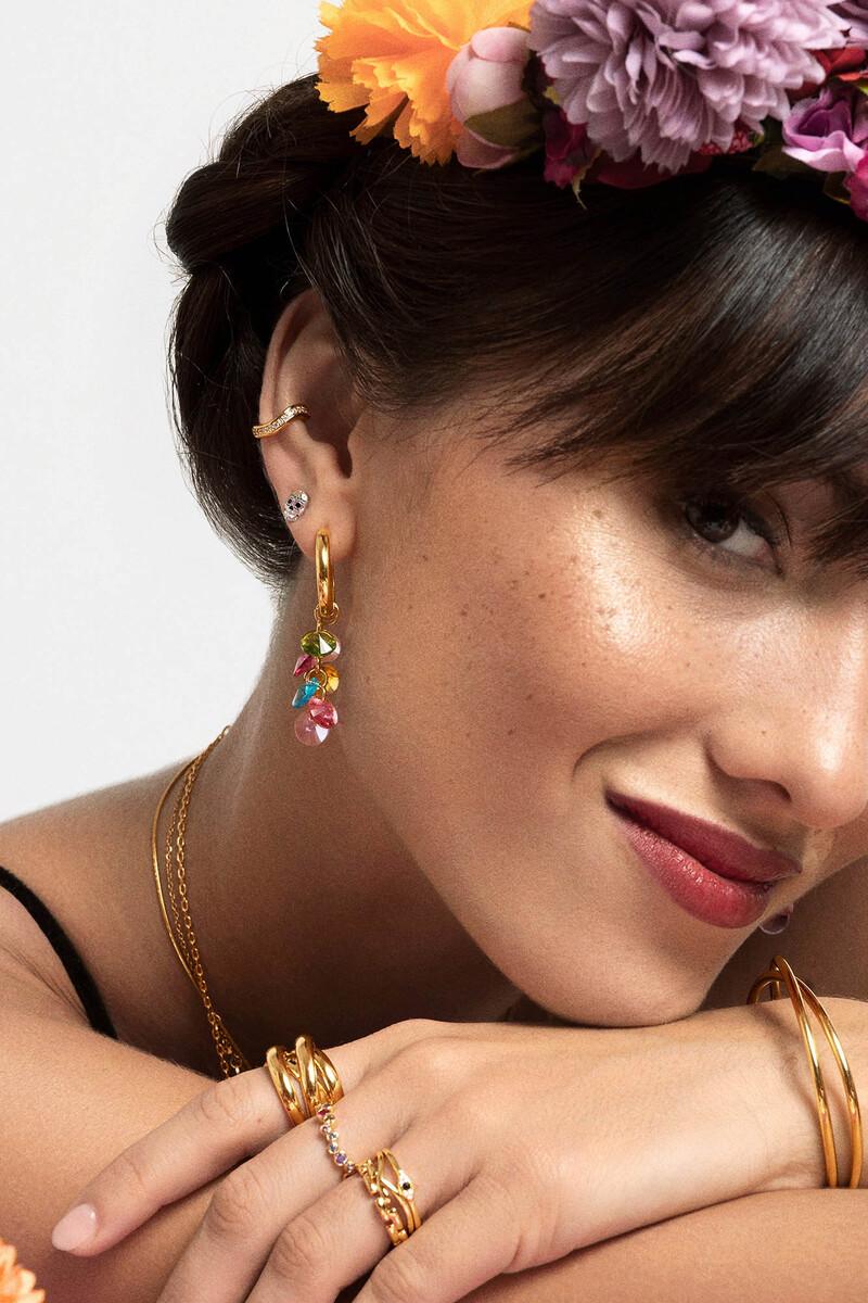 Women'secret Pendiente Suelto Catrina Plata