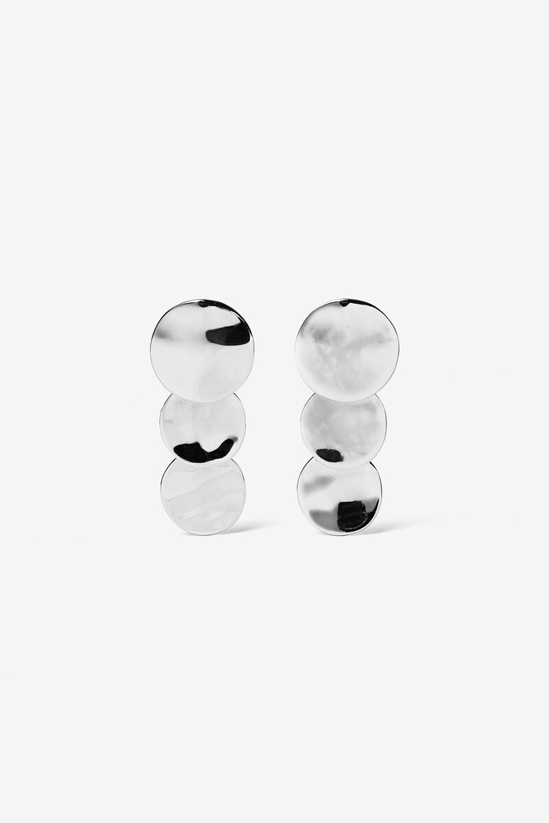 women'secret Pendientes circulares con espejo