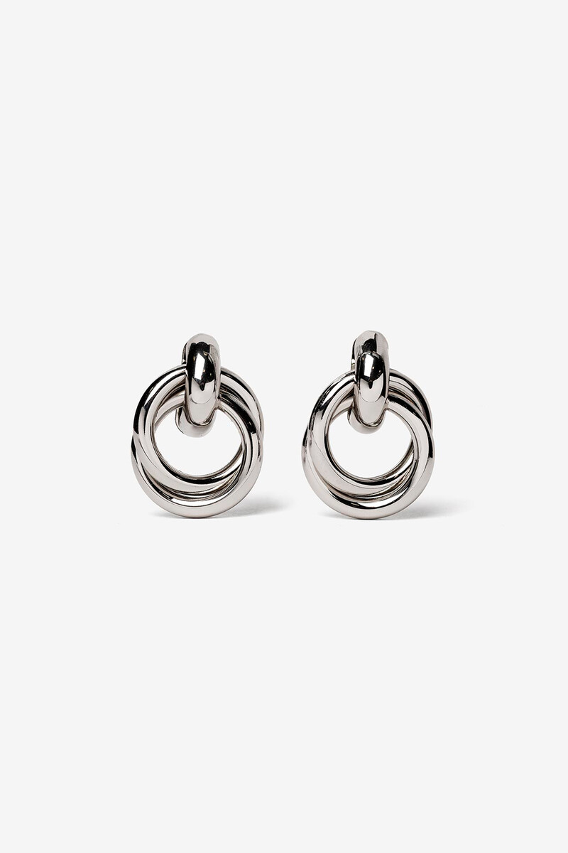 women'secret Pendientes con Aros Interconectados