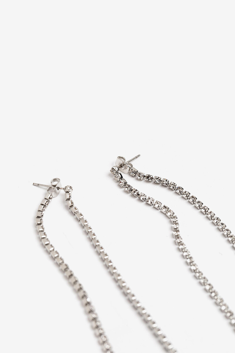 Women'secret Pendientes Con Flecos Brillantes