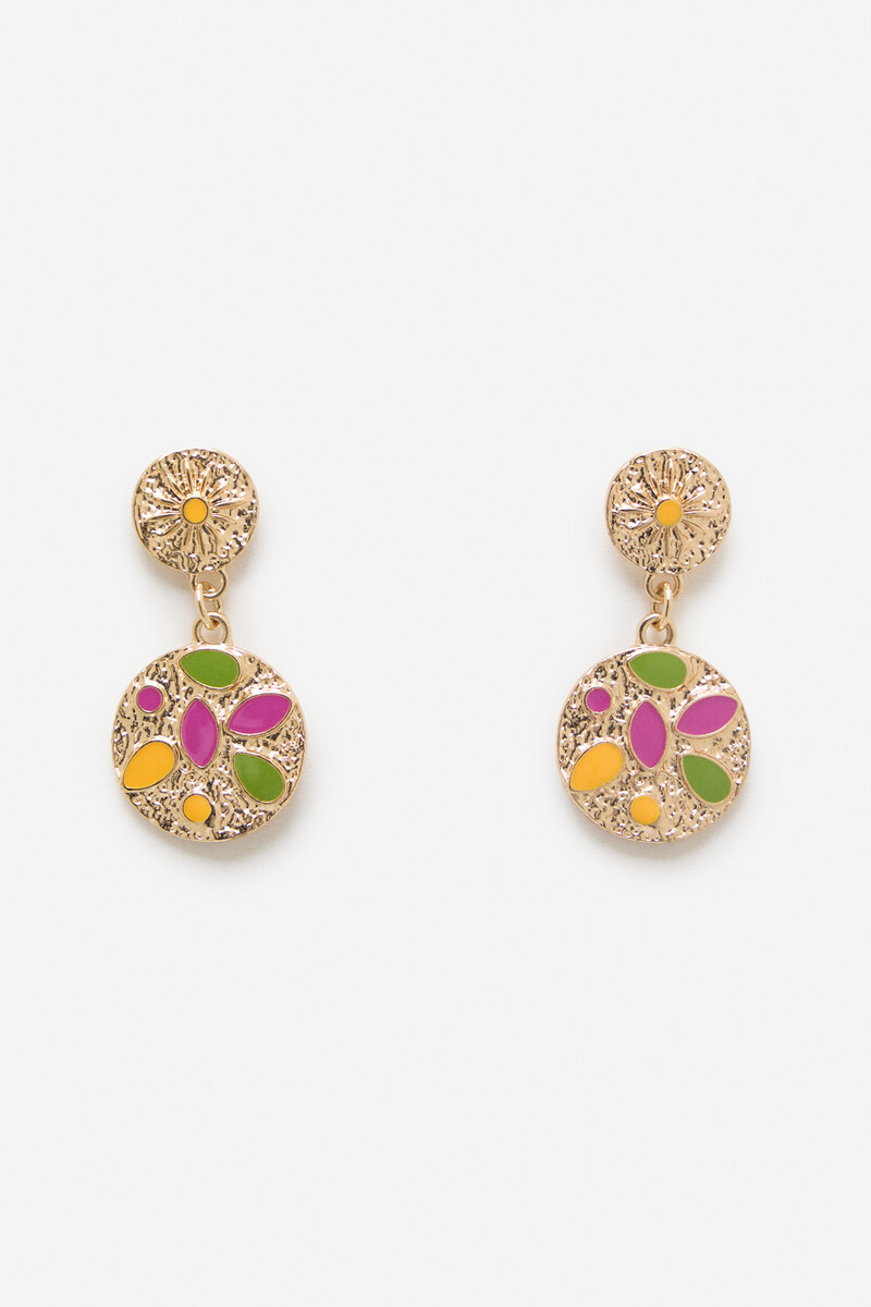 women'secret Pendientes metálicos piedras