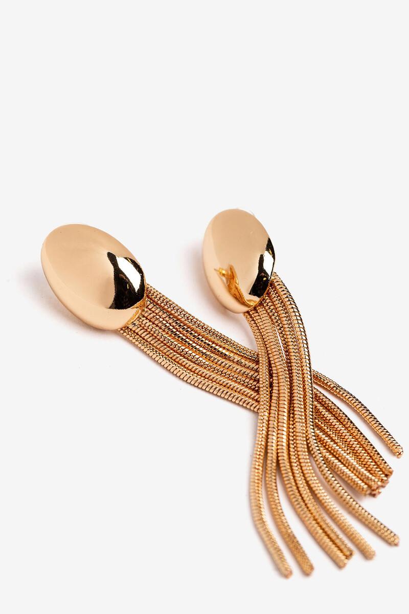 women'secret Pendientes ovalados con flecos