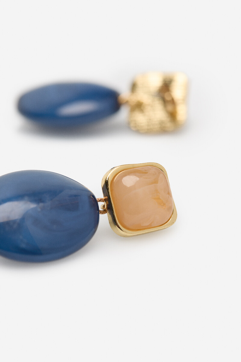 Women'secret Pendientes Piedra Resina