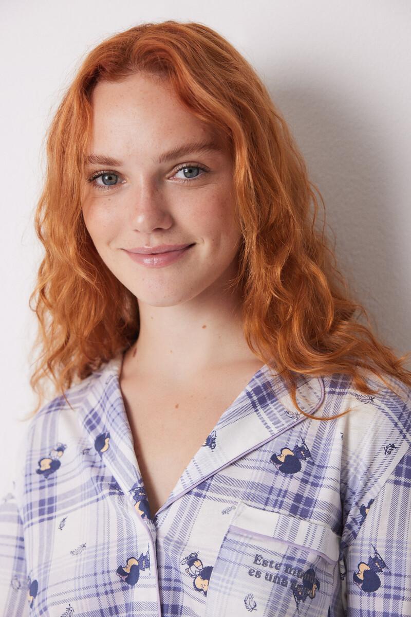 Women'secret Pijama Camisero 100% Algodón Mafalda