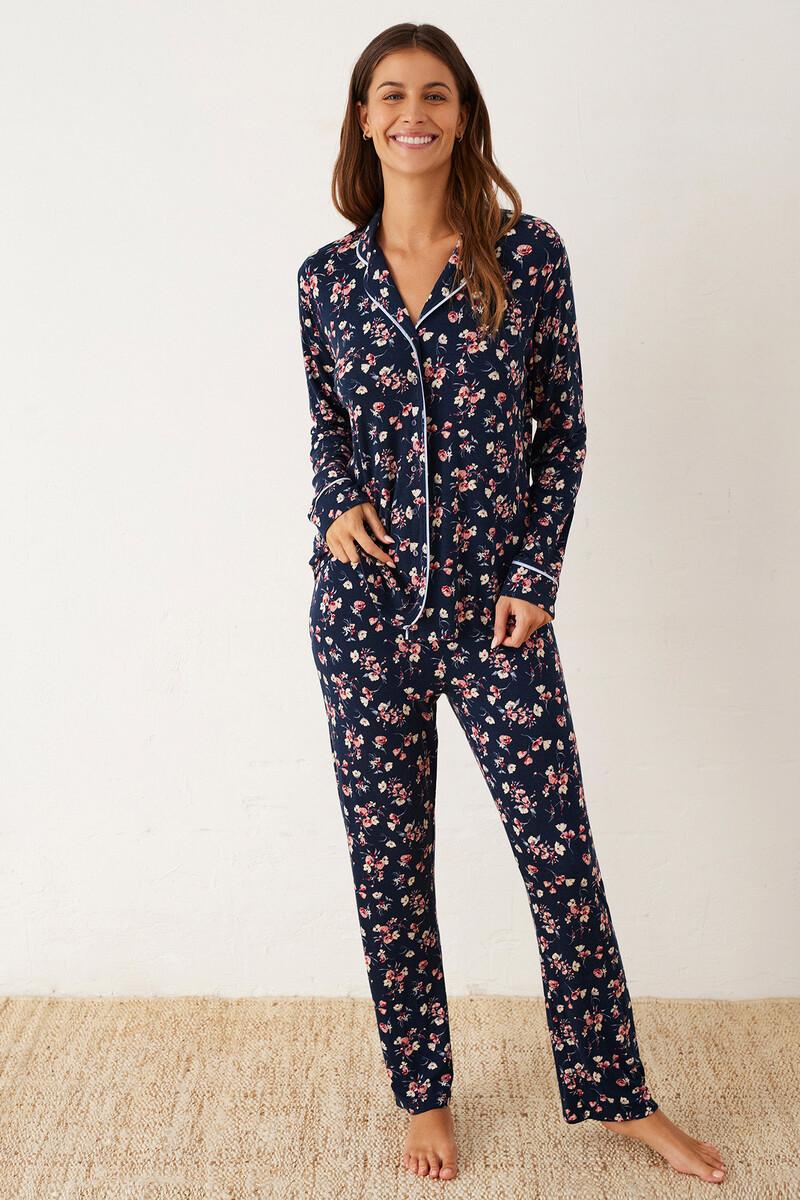 women'secret Pijama camisero manga larga modal