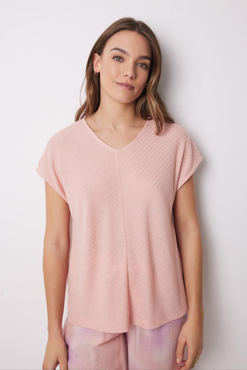 Women'secret Pijama Capri Estampado Tiedye Naranja