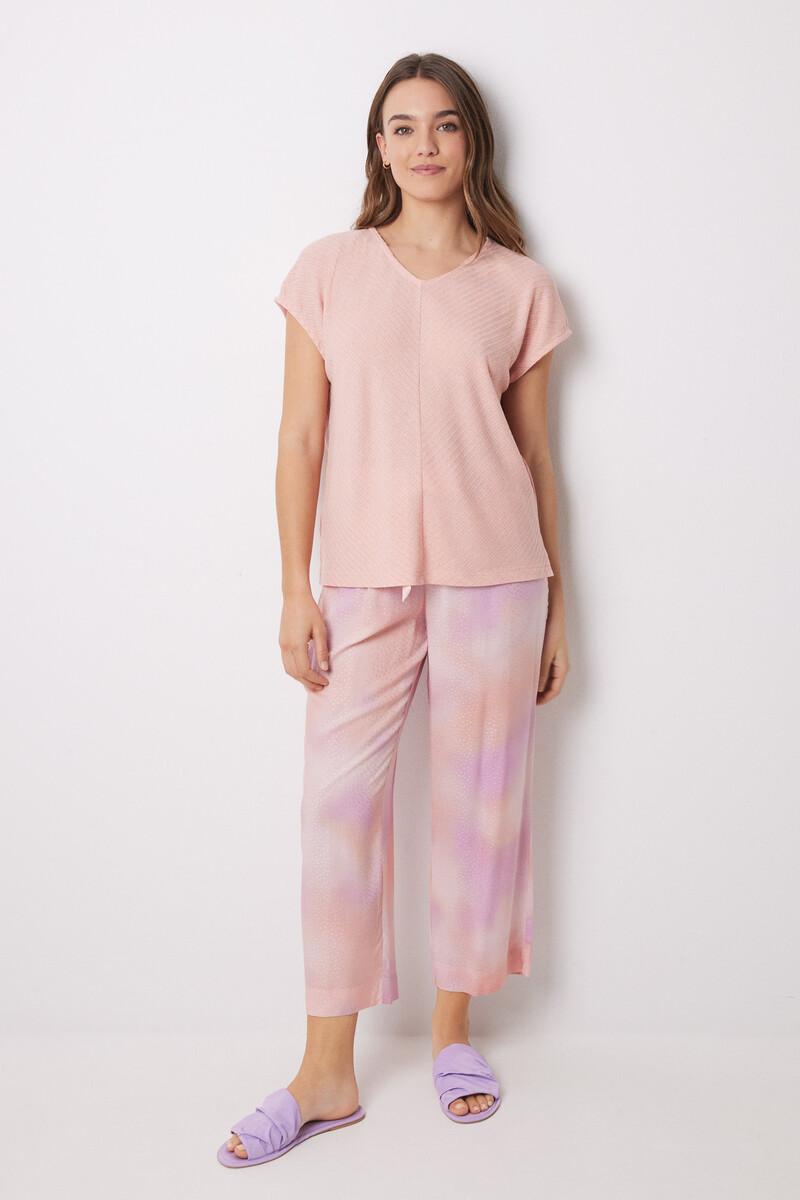 Women'secret Pijama Capri Estampado Tiedye Naranja